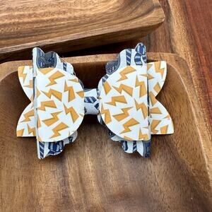 New Handmade Ribbon Clip Girls Lightning Harry Potter